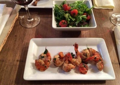 Garnelen im Kispiac Bisztro