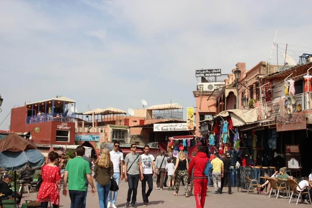 Marrakesch Markt - Djemaa El Fna: Eingang Souks