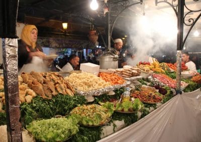A variety of fresh vegetables on display