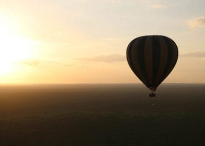 Sonnenaufgang im Ballon