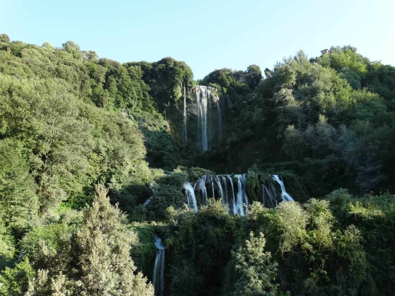 Waterfall in rainwood