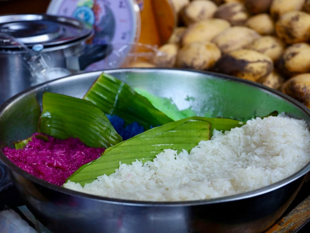 Sticky Rice - Die schwimmenden Märkte von Damnoen Saduak Thailand